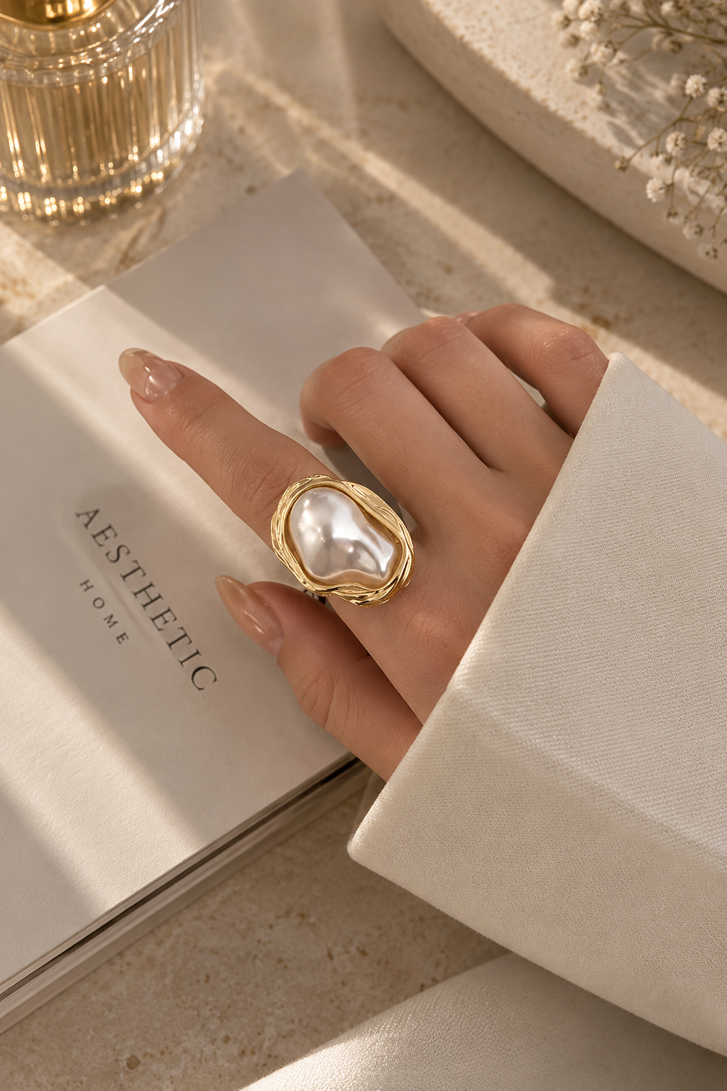 Anillo Perla Éclat