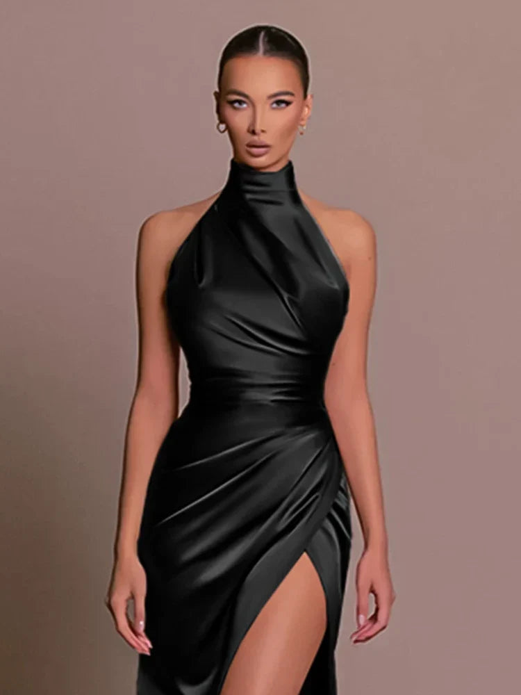 Amanda - Vestido Elegante largo, vista 7 – Lena Rodríguez