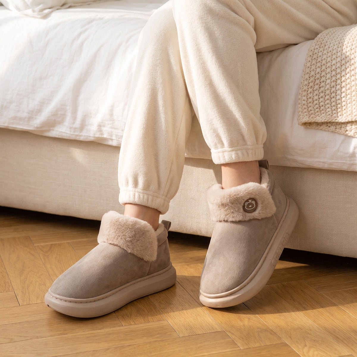 Botines de Pelo Nina, vista 2 – Lena Rodríguez