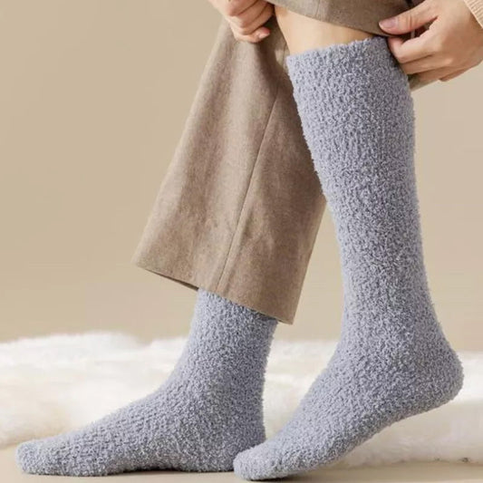 Calcetines Altos Nieves Azul – Lena Rodríguez