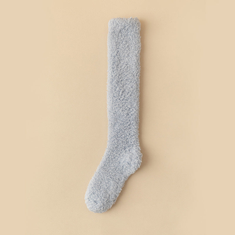 Calcetines Altos Nieves Azul, vista 2 – Lena Rodríguez