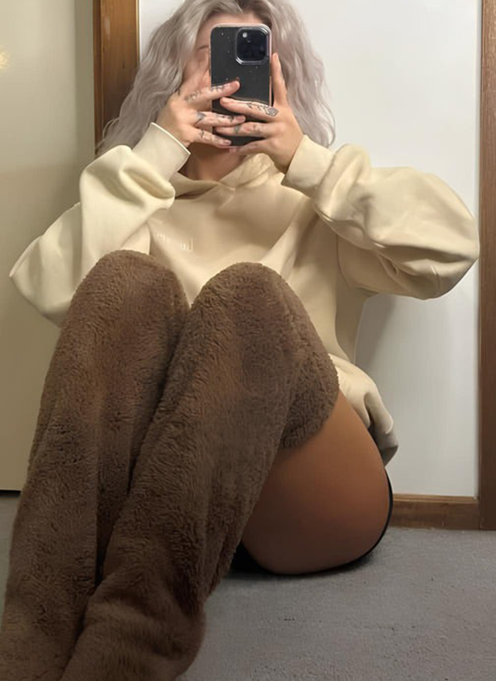 Calcetines Altos Nieves, vista 2 – Lena Rodríguez