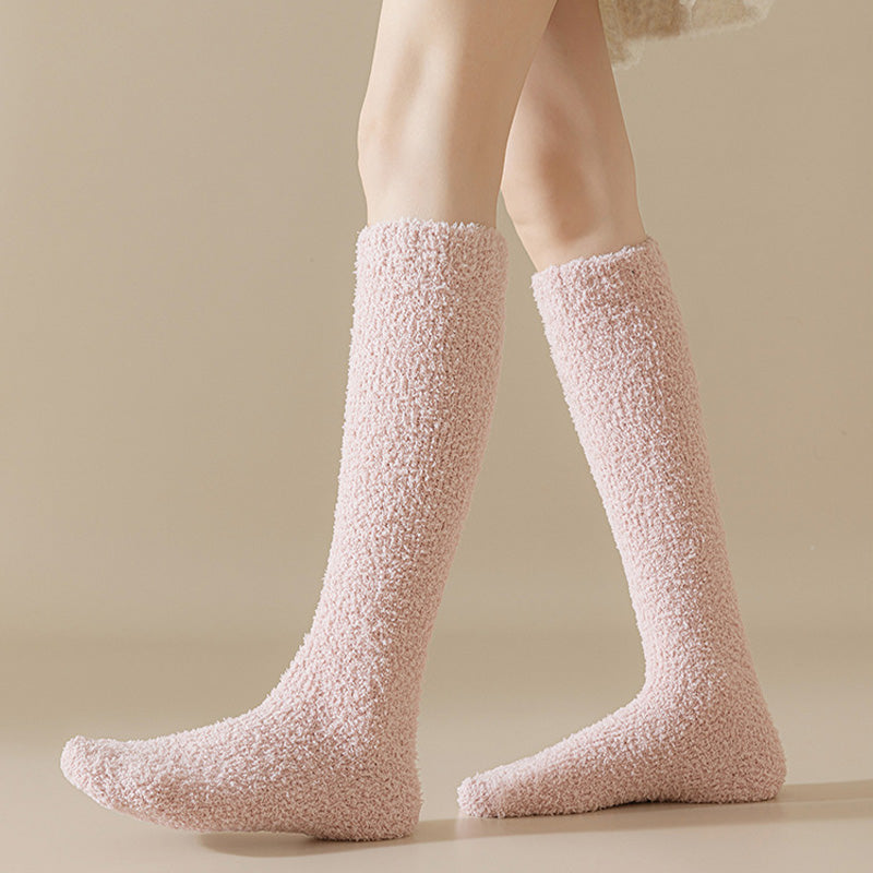 Calcetines Altos Perla Rosa – Lena Rodríguez
