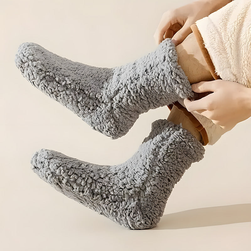 Calcetines Borreguito Gala Gris – Lena Rodríguez