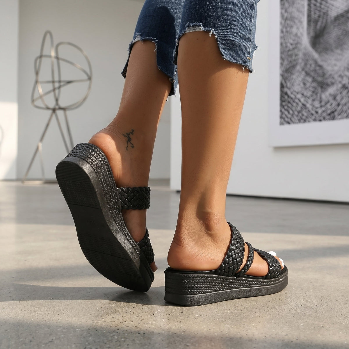 Diana - Sandalias Tiras Trenzadas, vista 11 – Lena Rodríguez