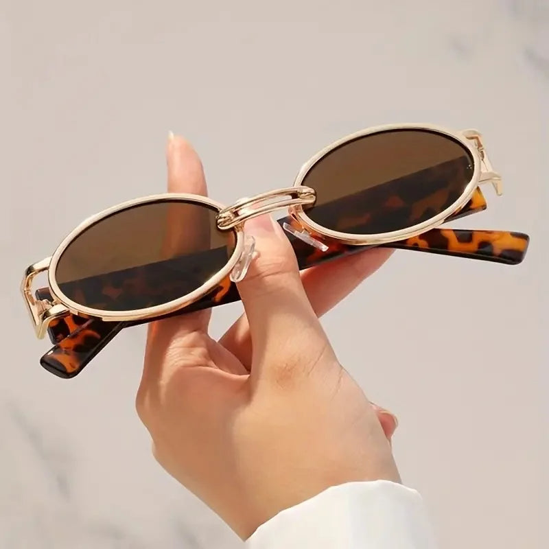 Gafas Gold-Link Ovaladas, vista 4 – Lena Rodríguez