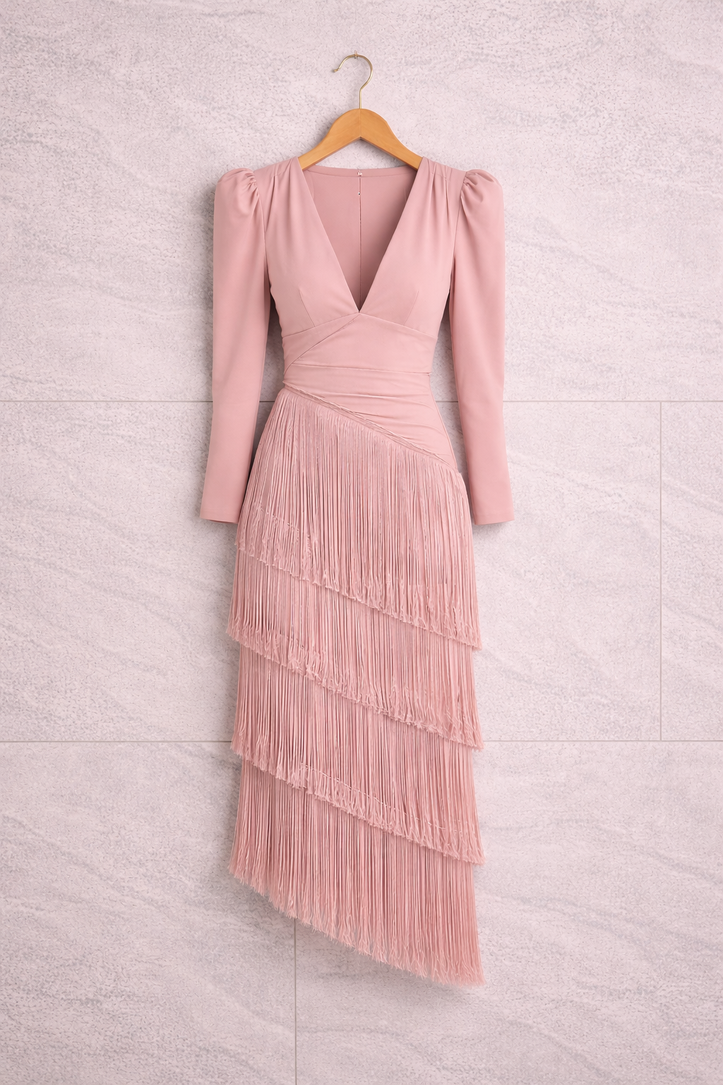 Lorena - Vestido Aurora Blush - Elegancia y Comodez, vista 4 – Lena Rodríguez