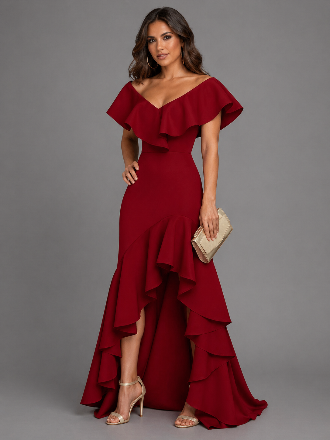Nuria - Vestido de Noche Elegante, vista 4 – Lena Rodríguez