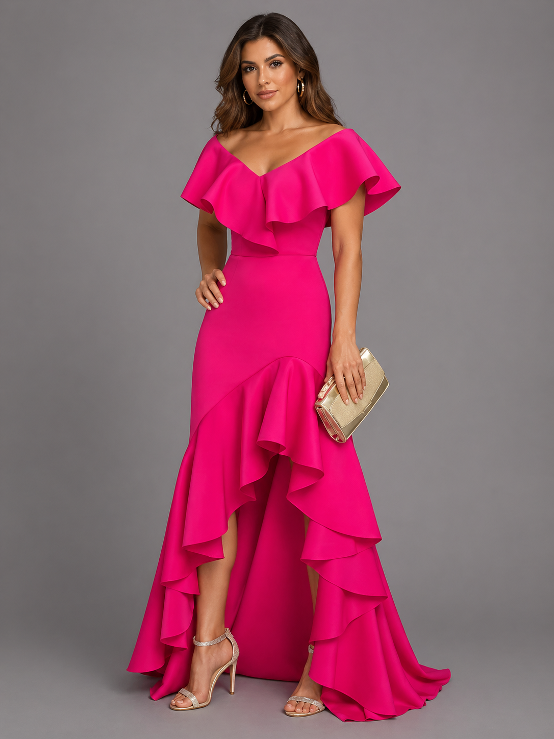Nuria - Vestido de Noche Elegante, vista 5 – Lena Rodríguez