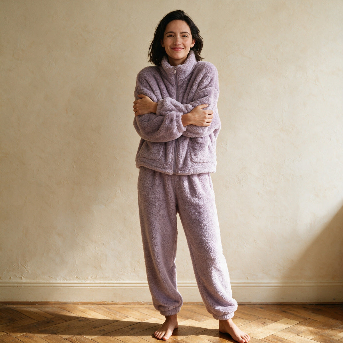 Pijama Polar Clara Lila – Lena Rodríguez