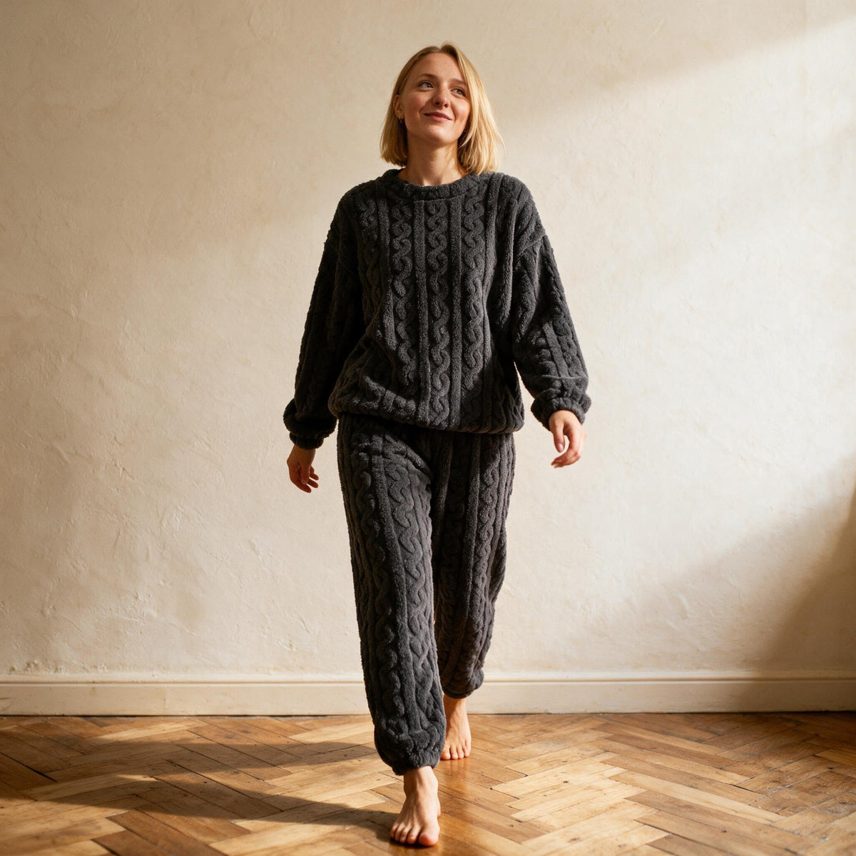 Pijama Trenzado Adela Lila – Lena Rodríguez