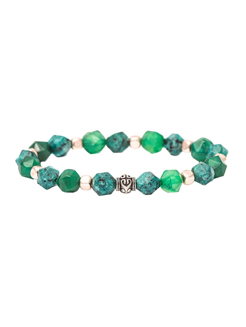 Pulsera Rachel en Esmeralda, vista 2 – Lena Rodríguez