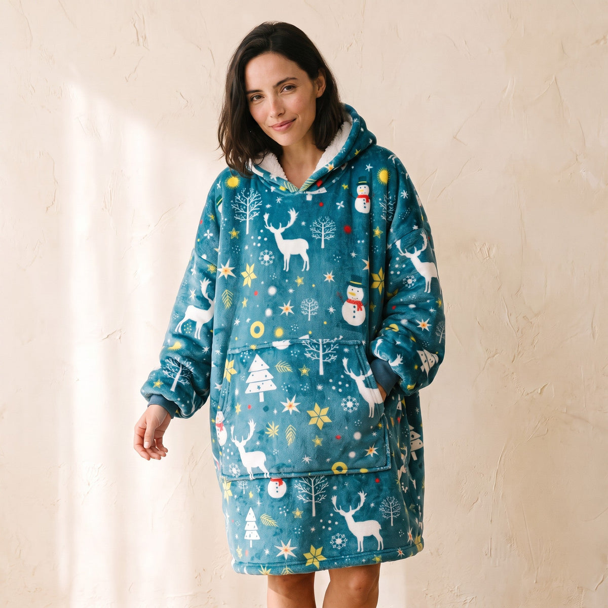 Sudadera Manta Cloe Navidad – Lena Rodríguez