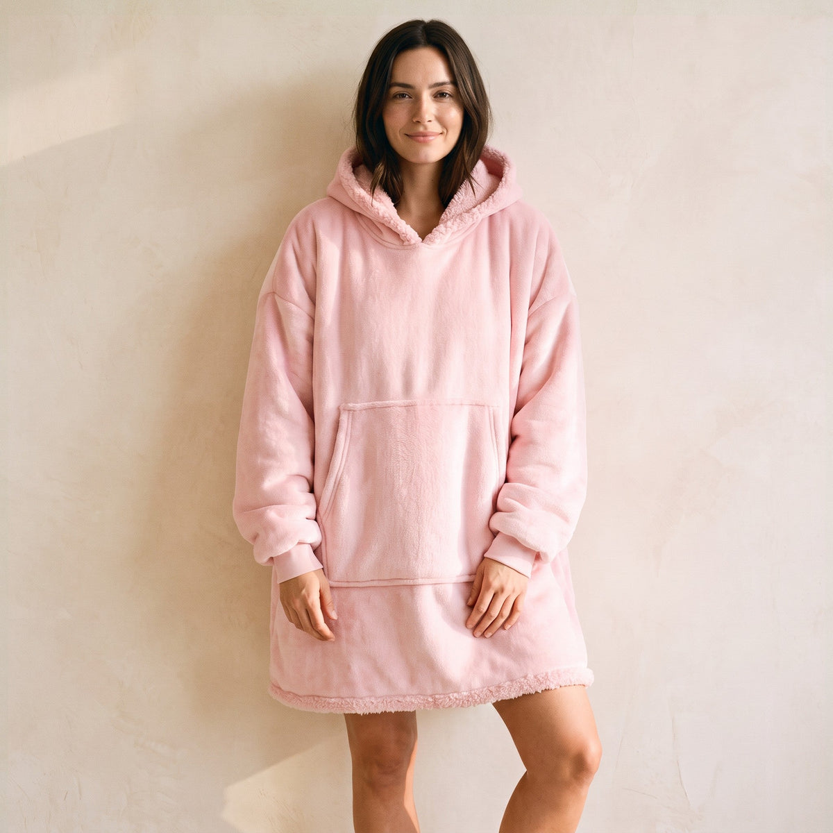 Sudadera Manta Cloe Rosa – Lena Rodríguez