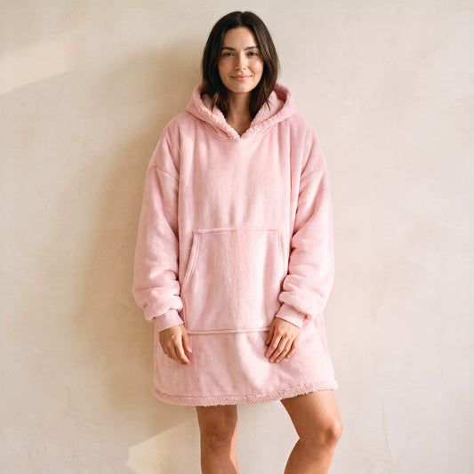 Sudadera Manta Cloe Rosa – Lena Rodríguez